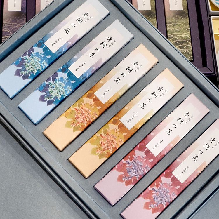日本 香彩堂 青桐の花 线香套组（礼盒装） 1 盒