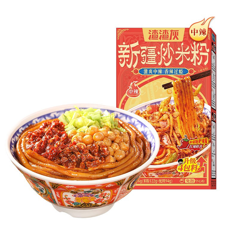Stir-fried rice noodles are spicy 216 g