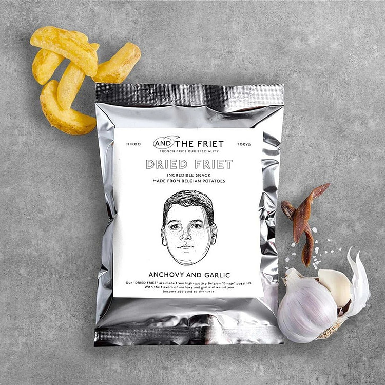 andthefriet 蒜香凤尾鱼的味 薯条 60g