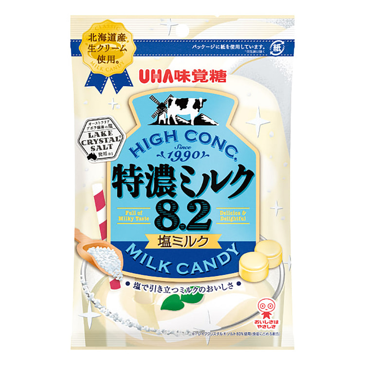 UHA 悠哈高浓缩 8.2g 湖盐牛奶糖
