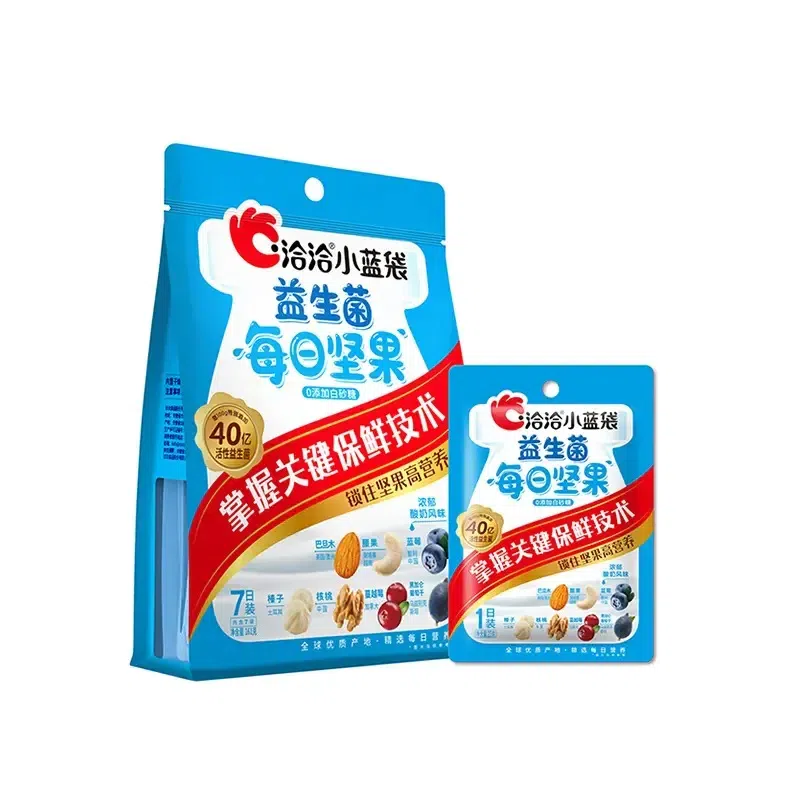 ChaCha Small Blue Pouch Probiotic Daily Nuts 1pc 161 g