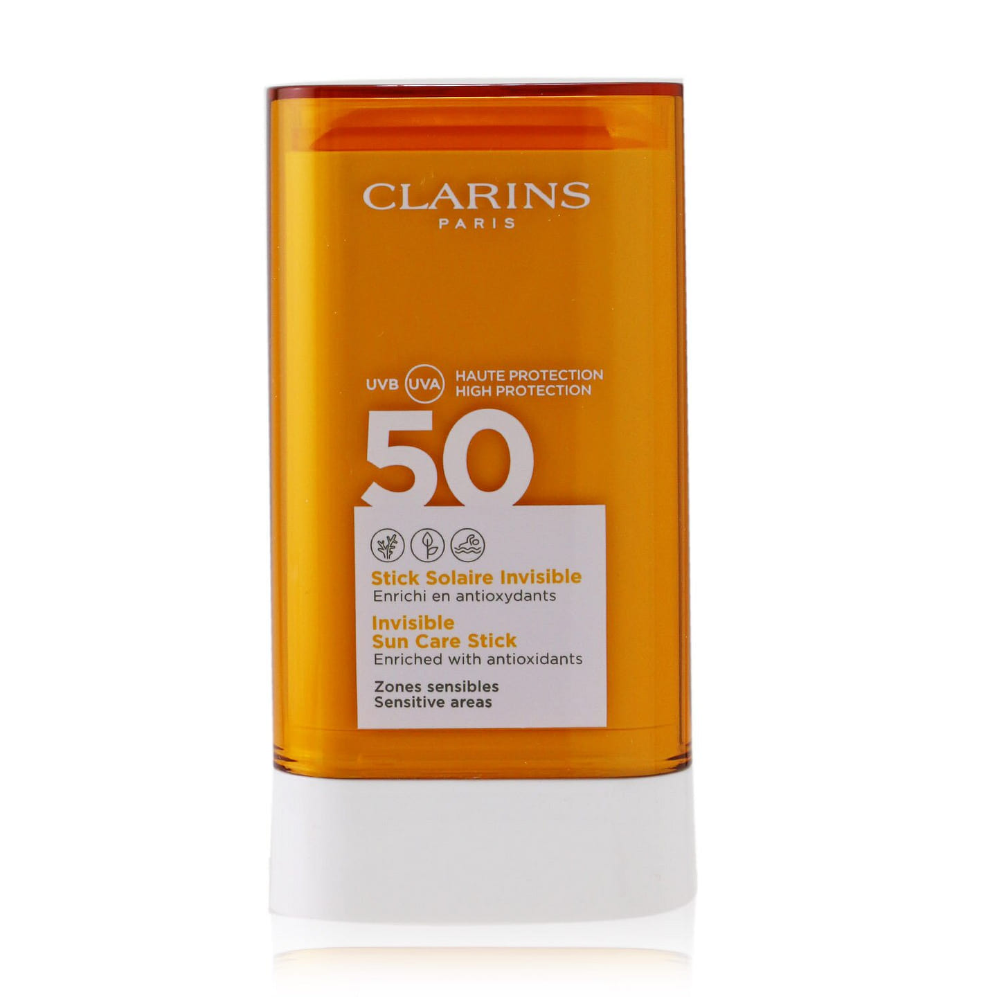 Clarins Invisible sunscreen stick SPF50 – suitable for sensitive areas 17 g