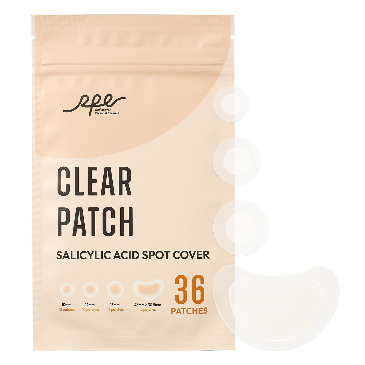 RPE Life Invisible Pimple Patches 36 count