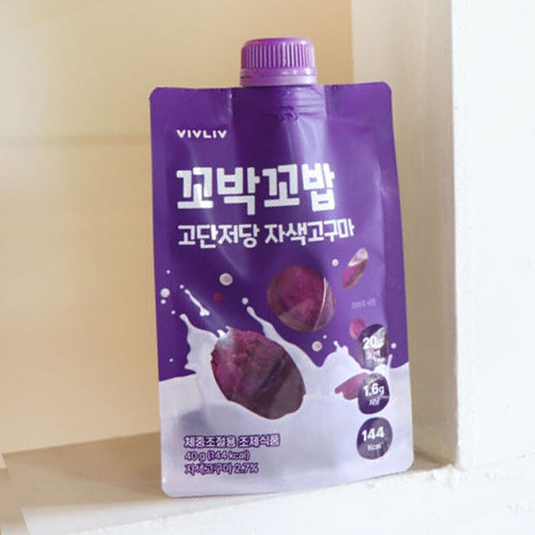 VIVLIV meal replacement milkshake purple potato40g