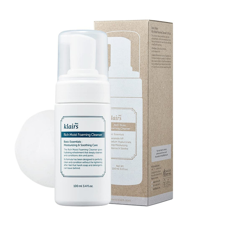 KLAIRS Rich Moist Foaming Cleanser