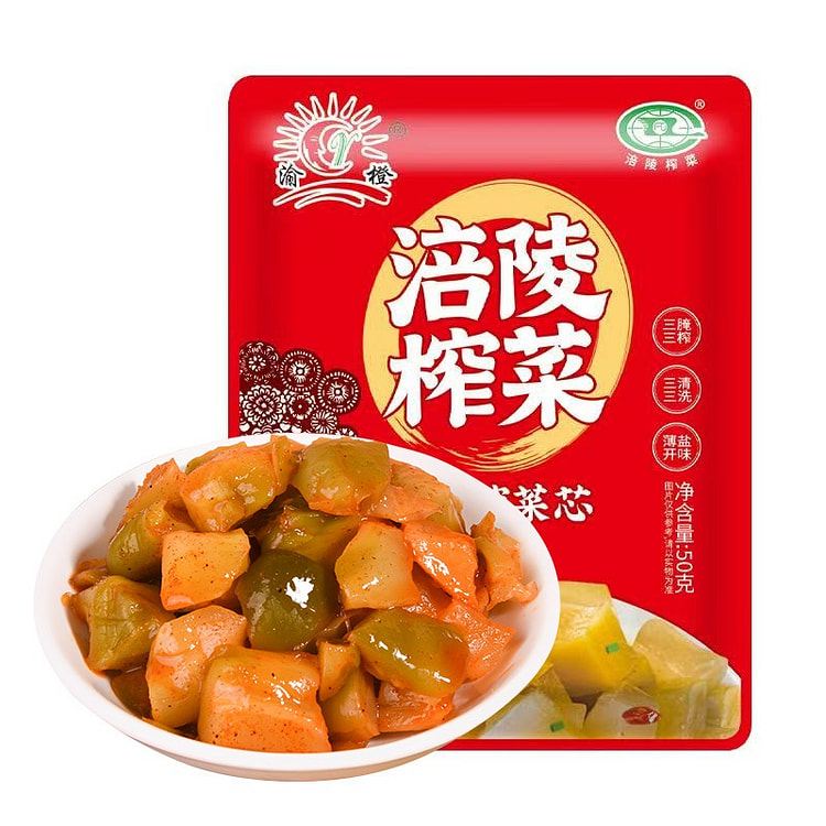 涪陵渝橙榨菜芯50g袋装 10 包