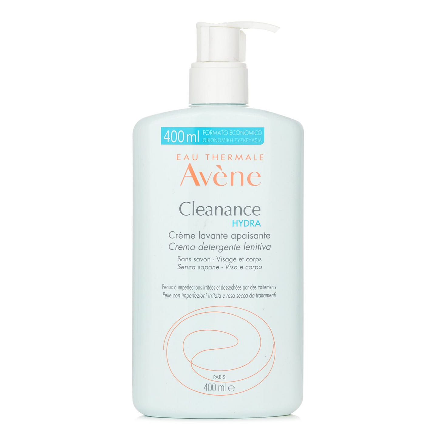 Avene Cleanance HYDRA Soothing Cleansing Cream 400ml/13.3oz 400 ml