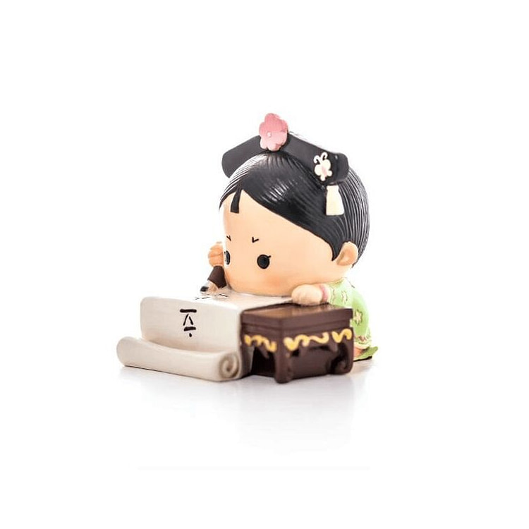 故宫淘宝 小格格可爱装饰 勤学习 4*5.5cm 1 盒