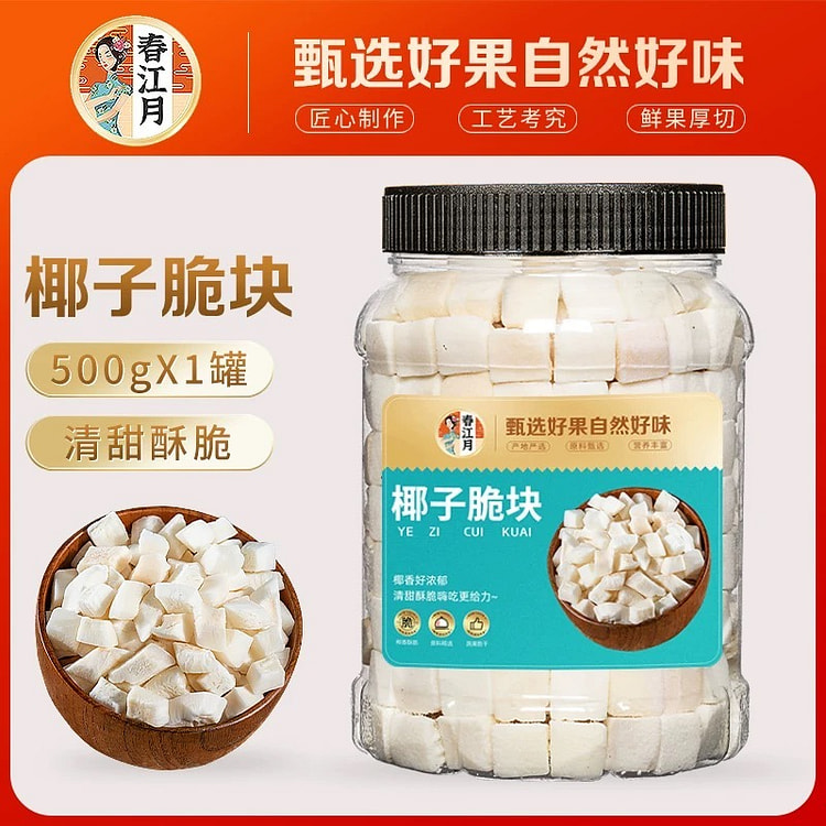 椰子脆块 椰子脆片 椰子肉干 休闲零食