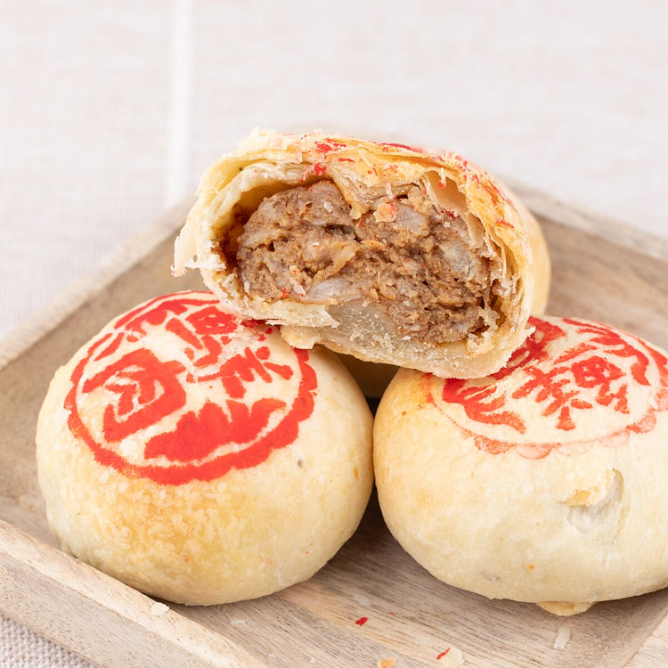 鲜肉月饼4个