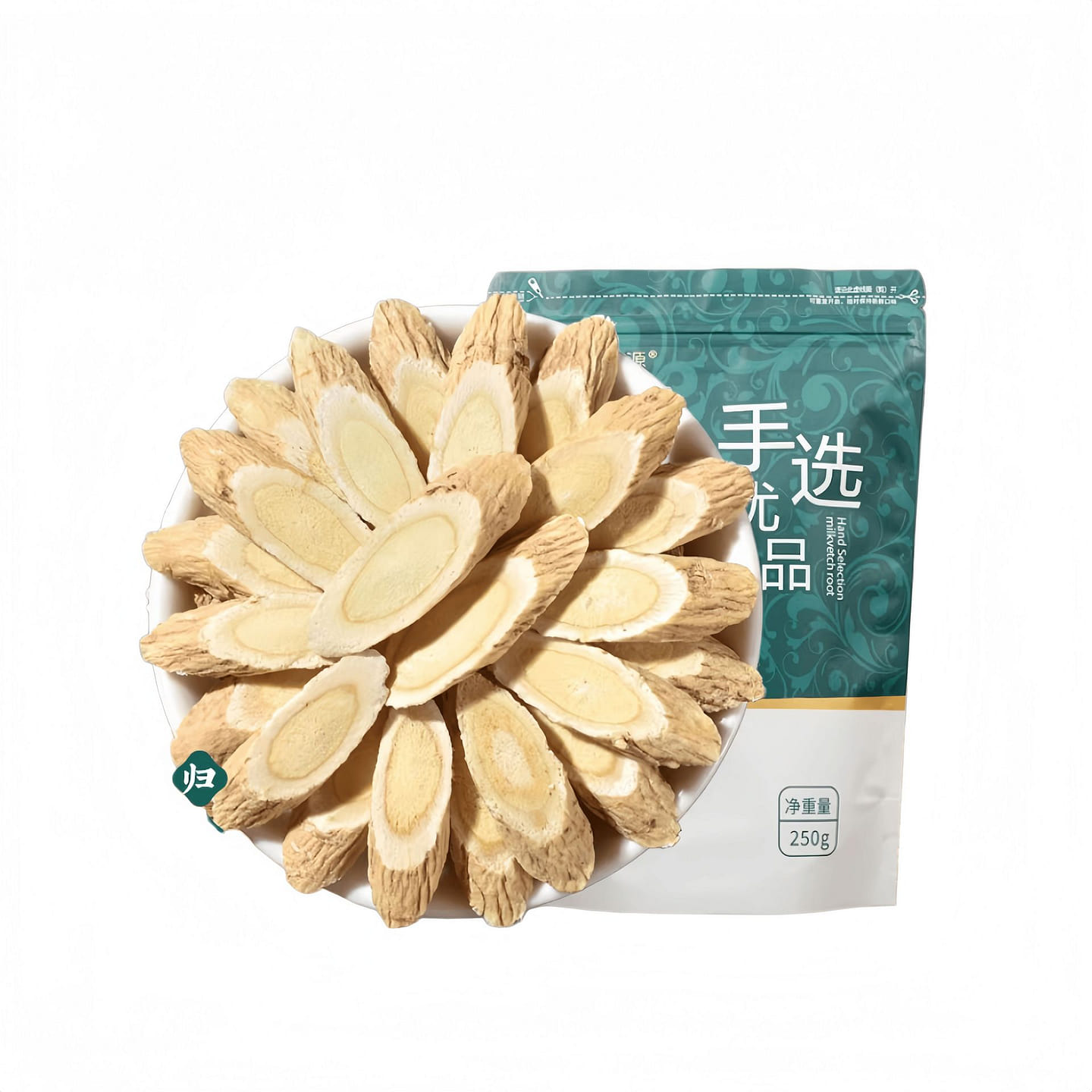 Astragalus Slices without Sulfur 250g*1 Bag 250 g
