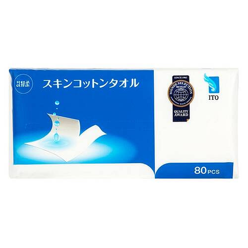 ITO抽取式洗脸巾 80张入 1 份