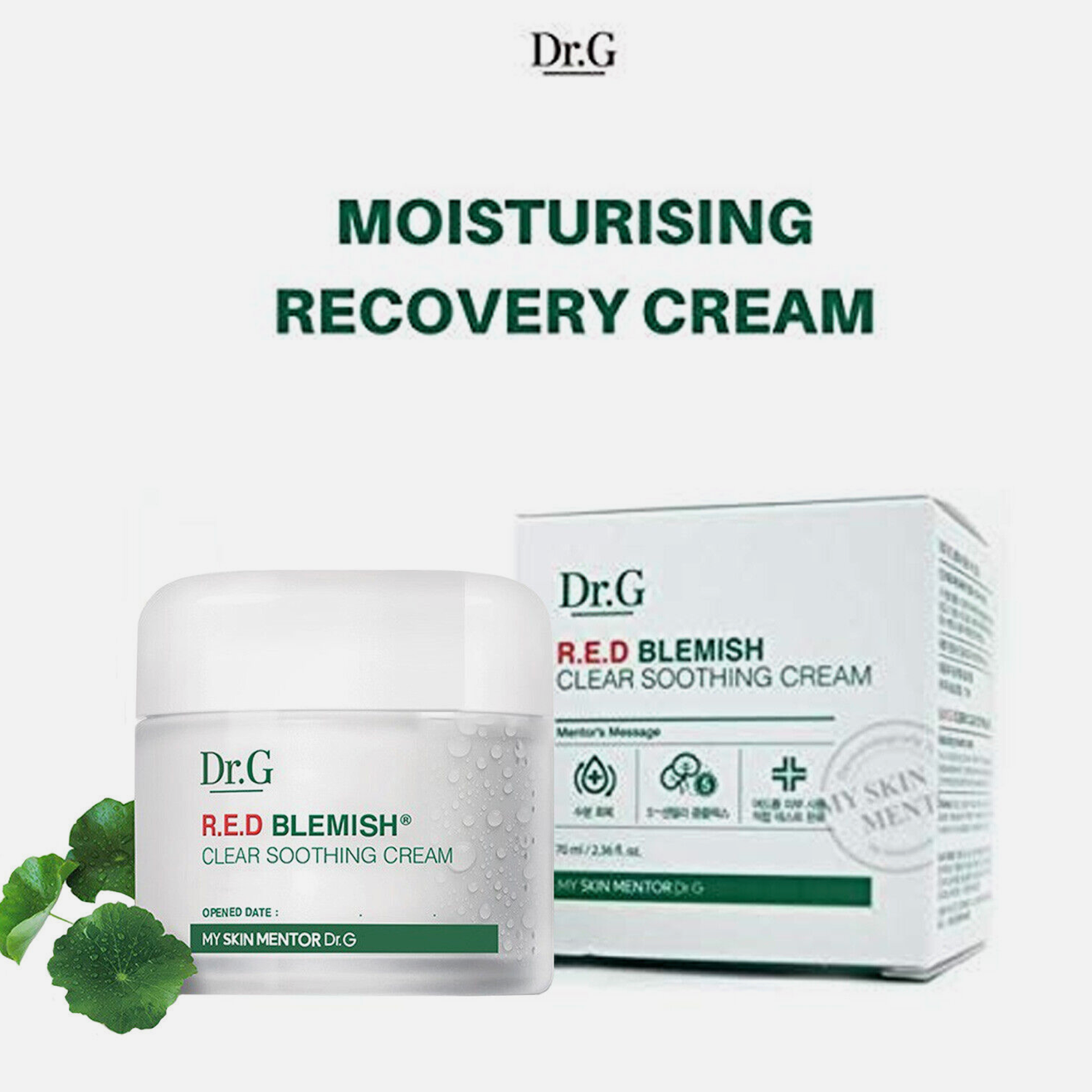 Dr.G RED Blemish Clear Soothing Moisturizer Cream (70ml/2.36 oz) 70 ml