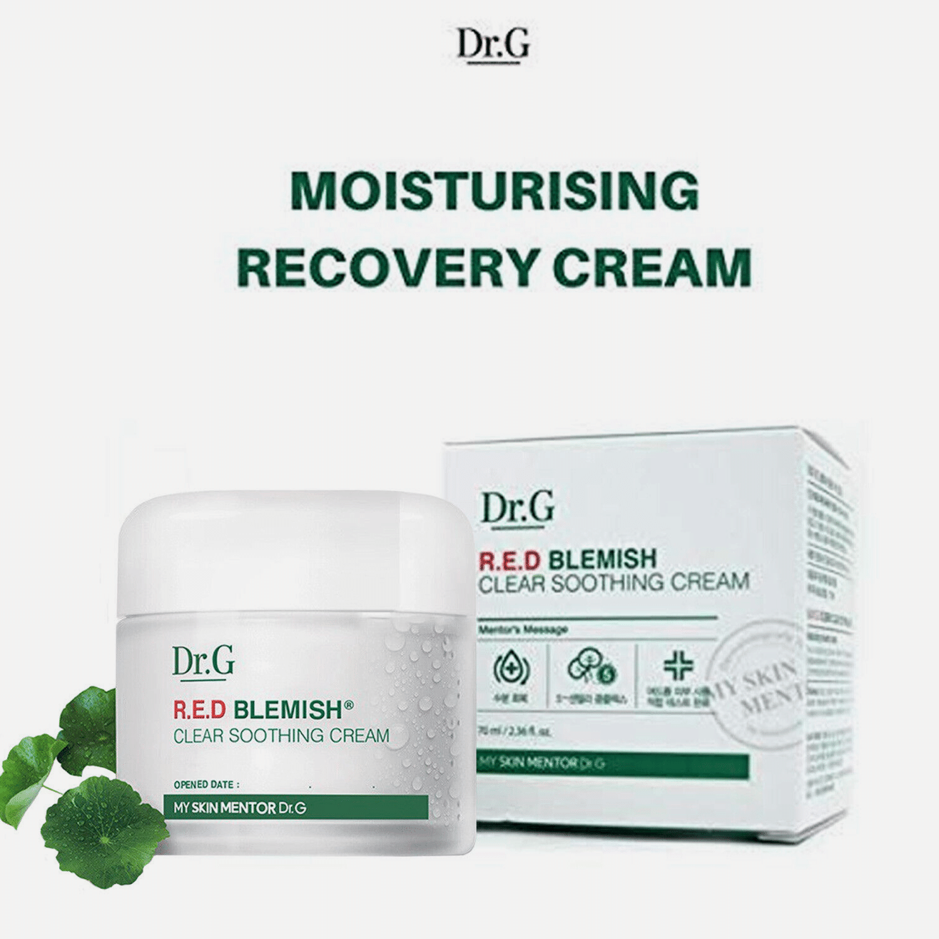 Dr.G RED Blemish Clear Soothing Moisturizer Cream (70ml/2.36 oz) 70 ml