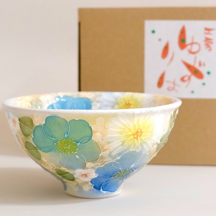 繁花 釉彩青花饭碗（礼盒装）