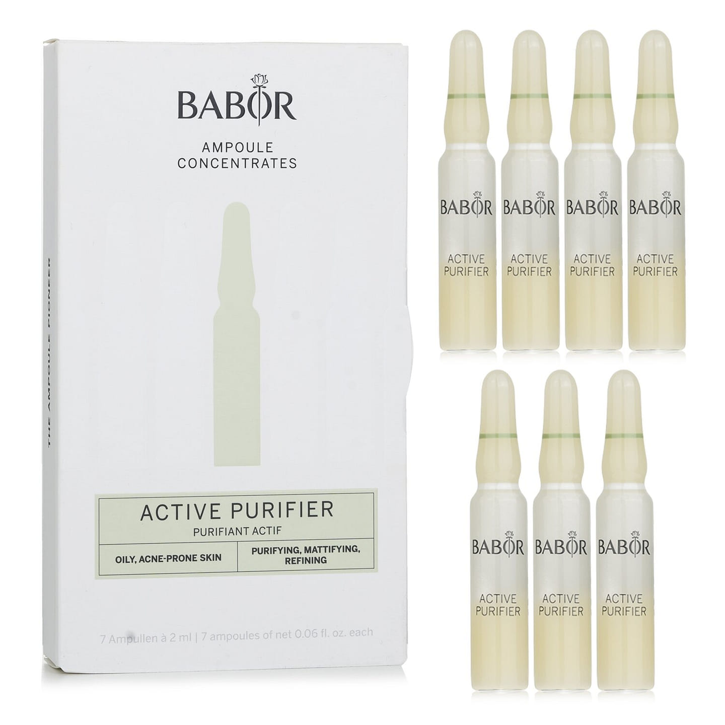 Babor Ampoule Concentrates – Active Purifier (For Oily, Acne-prone Skin) 7x2ml/0.06oz 7 ml