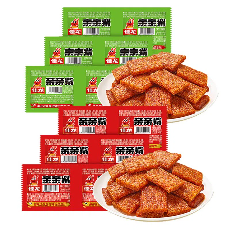 Jialong Kissing Lips Spicy Strips Mix 72g 72 g