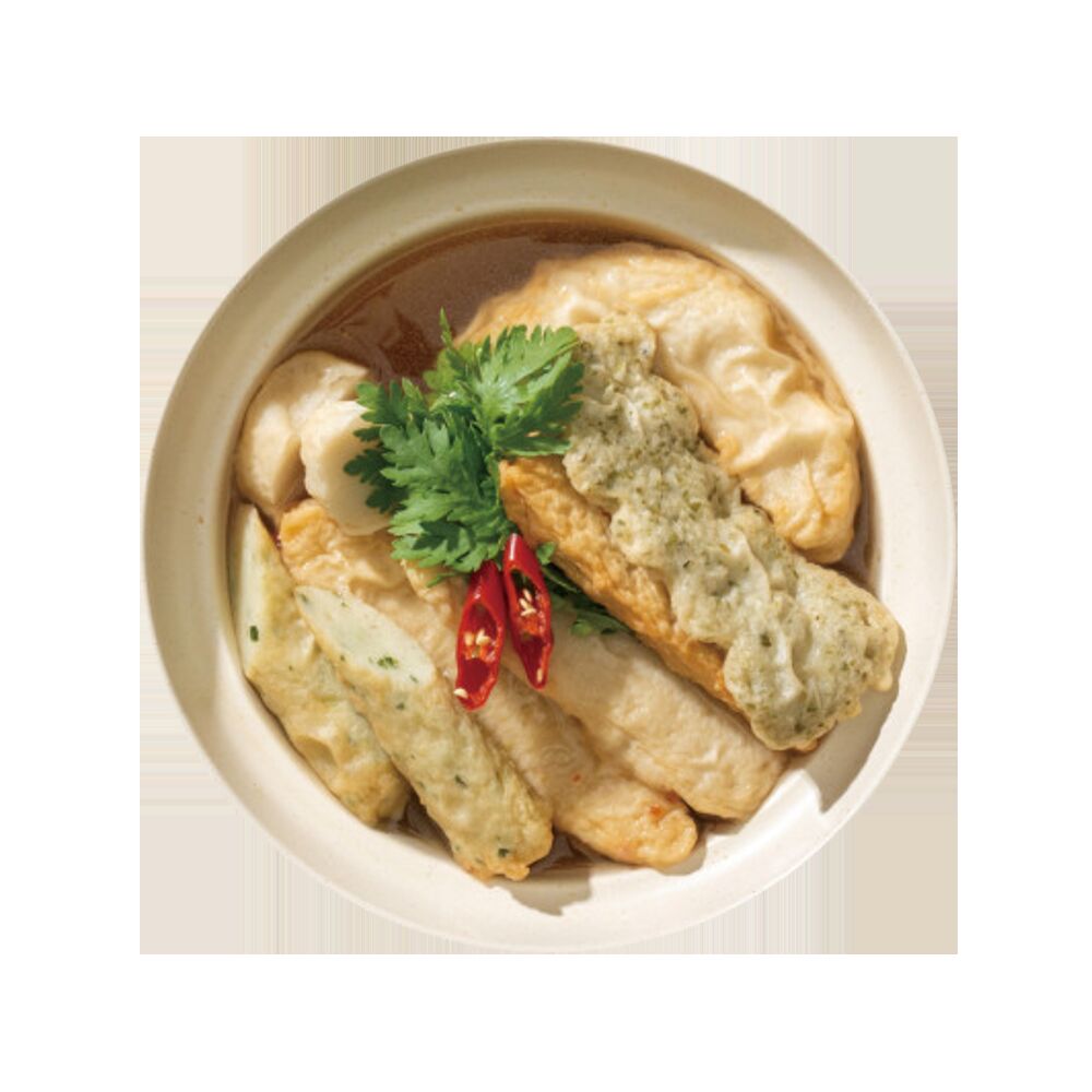 Omd frozen fried fish cake 1 each