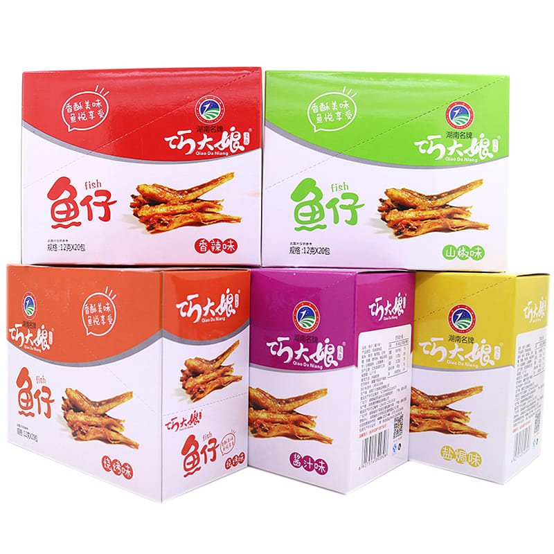 Qiao Da Niang Fish Snack – Barbecue Flavor 20 g