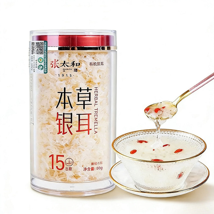 张太和有机本草银耳80g1罐 1 瓶