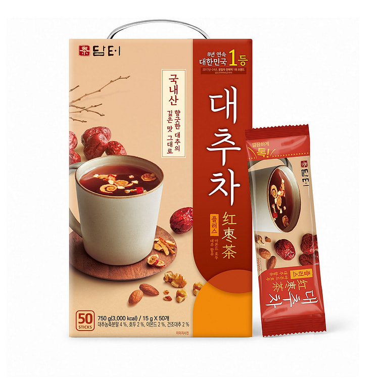 Damtuh Jujube Tea Korean Red Date 50 Sticks 15 g