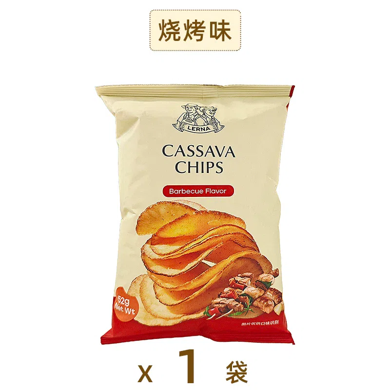 LERNA cassava chips barbecue flavor 52g * 1 bag 52 g