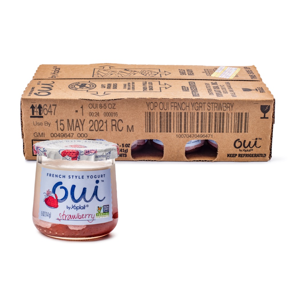 Get Yoplait French Style Oui Yogurt, Strawberry Flavor 8pk Delivered