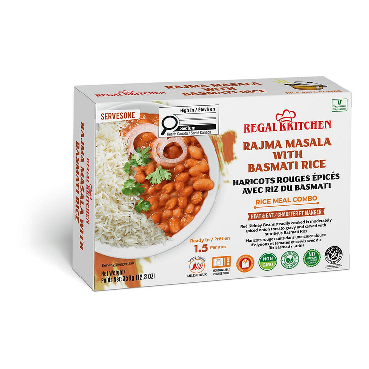 Regal KKitchen Rajma Masala with Basmati Rice 12.3 oz*6 pack
