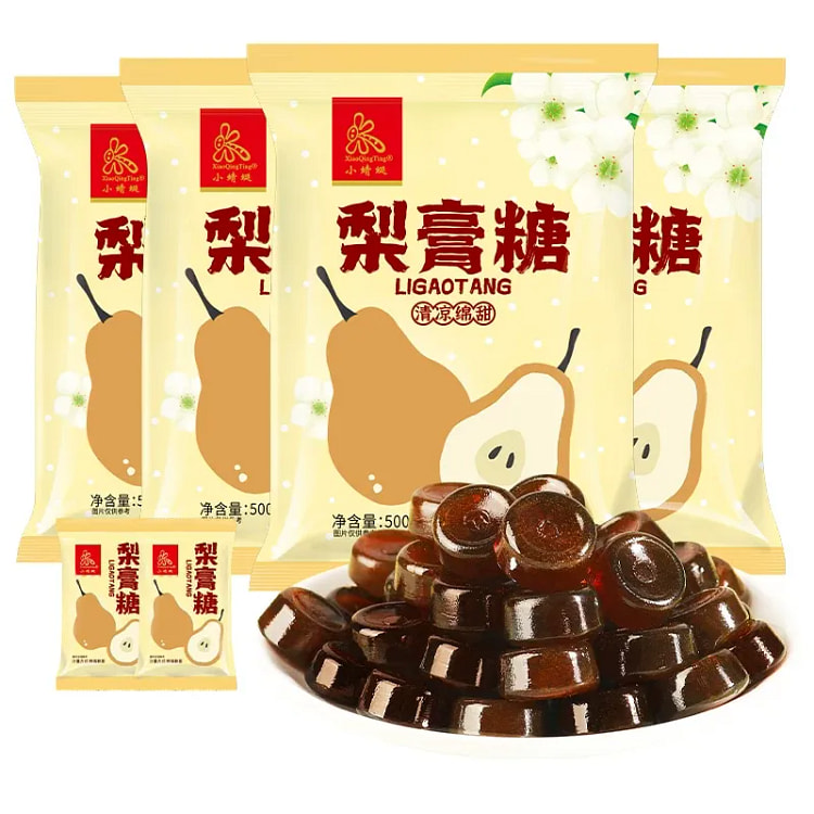 500g *1 bag of pear cream candy. 500 g