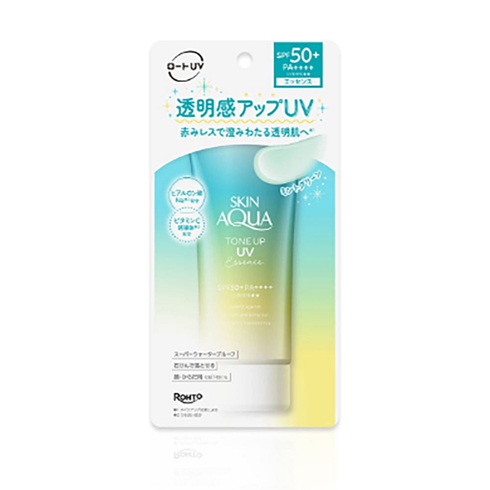 Rohto Skin Aqua Tone Up Uv Essence Spf50+ Pa++++ 80 g