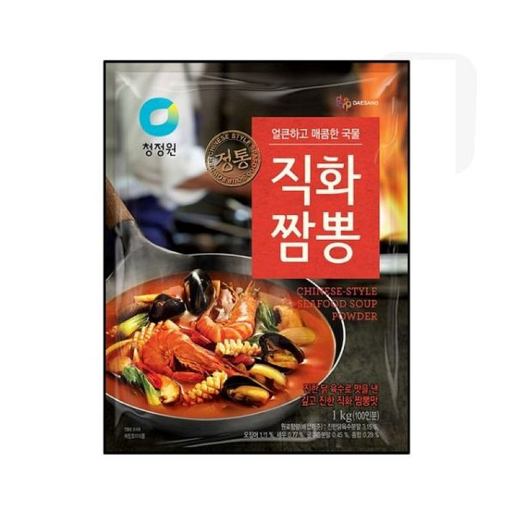 청정원 정통 직화짬뽕 분말 1kg 1000 그램