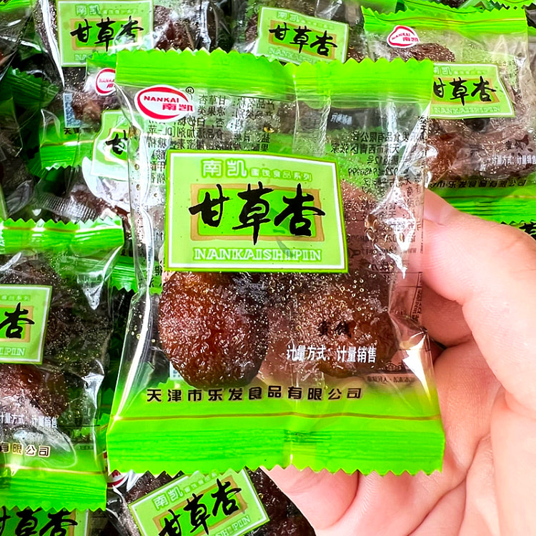 甘草杏肉果脯蜜饯250g*1