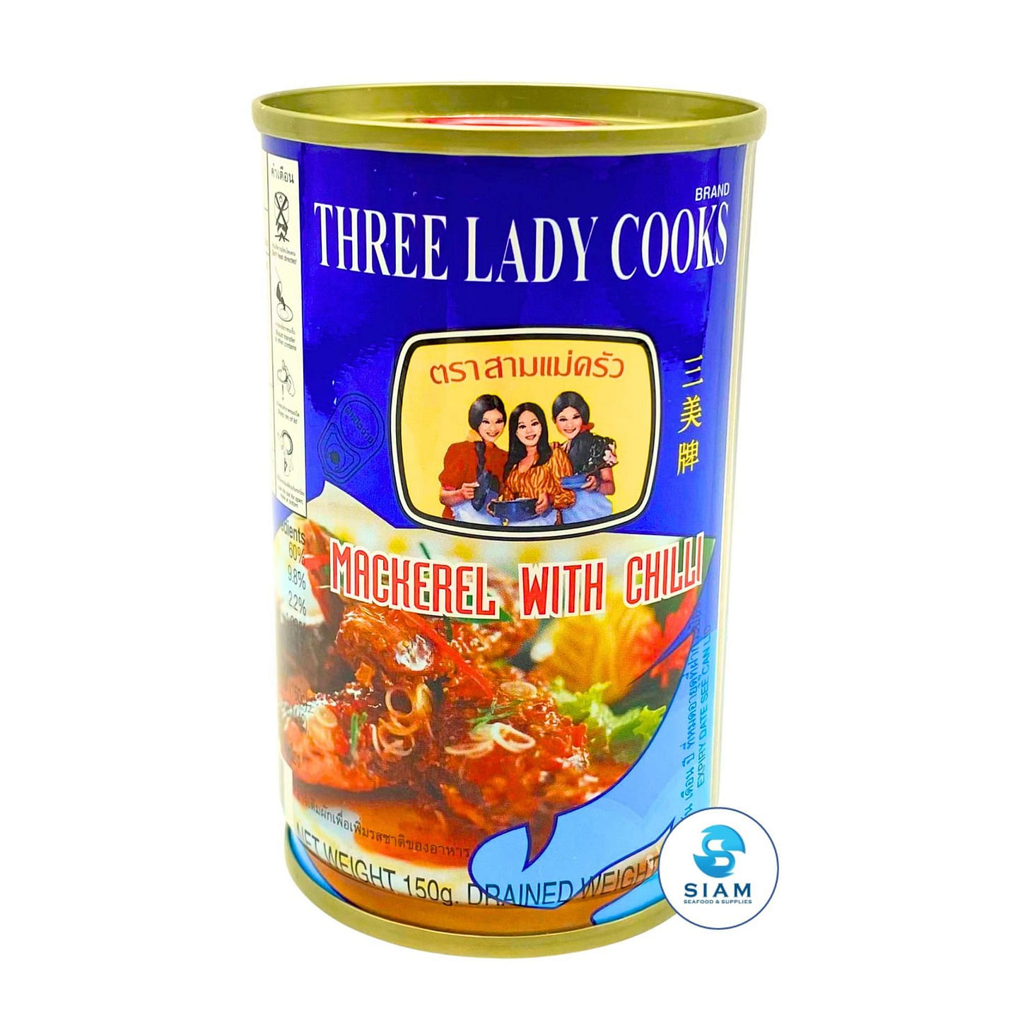 Three Lady Cooks Mackerel with Chili 5.29 oz