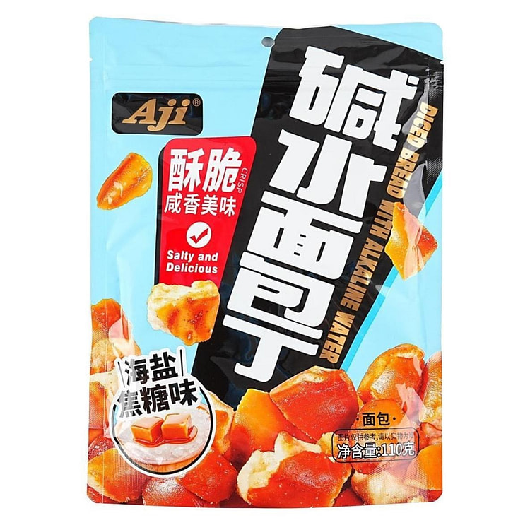 Aji 碱水面包丁 海盐焦糖味 110g