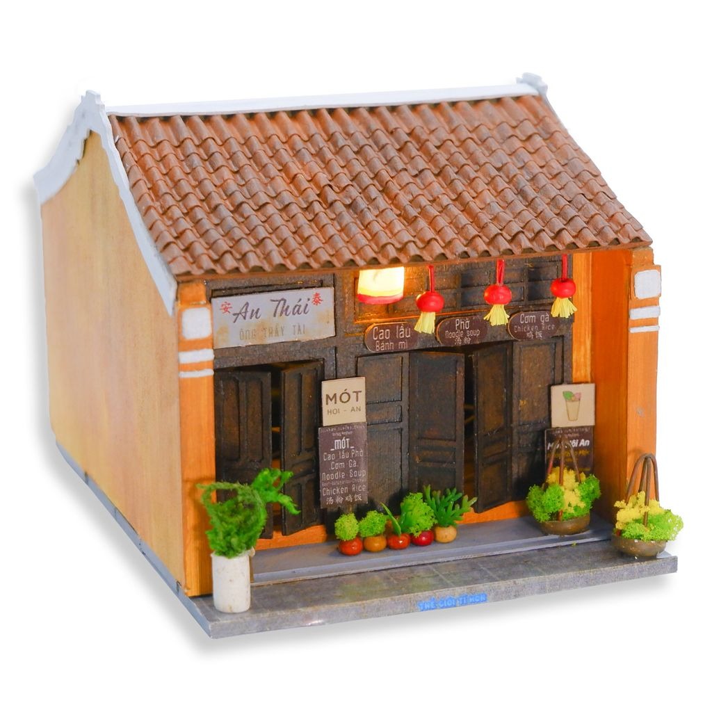 DIY Miniature Model Hoi An Ancient Mot Drinks 1 box