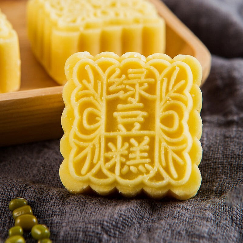Know taste view Mung bean cake original Hangzhou specialty accompanied by hand g 1 個