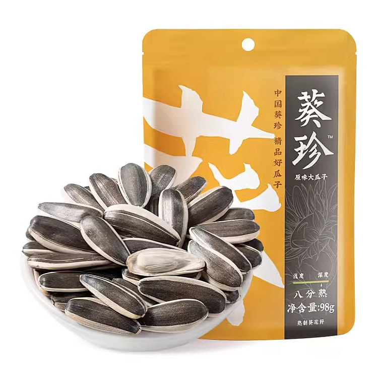 恰恰 葵珍熟香原味大瓜子八分熟98g*1袋
