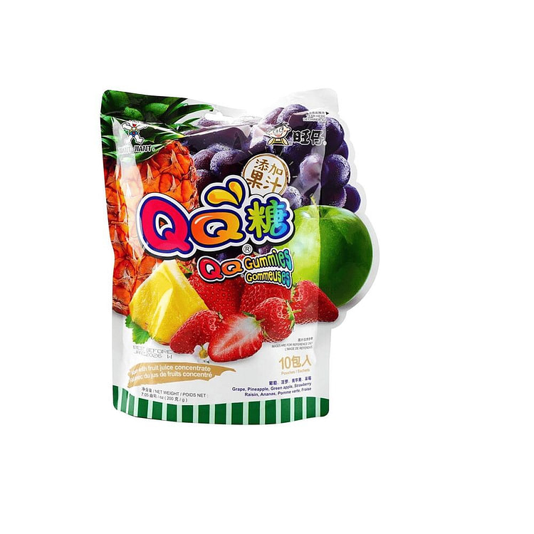 WANT WANT QQ Fruit Gummies 10 Pack 7.05 oz 200 g*10 pack