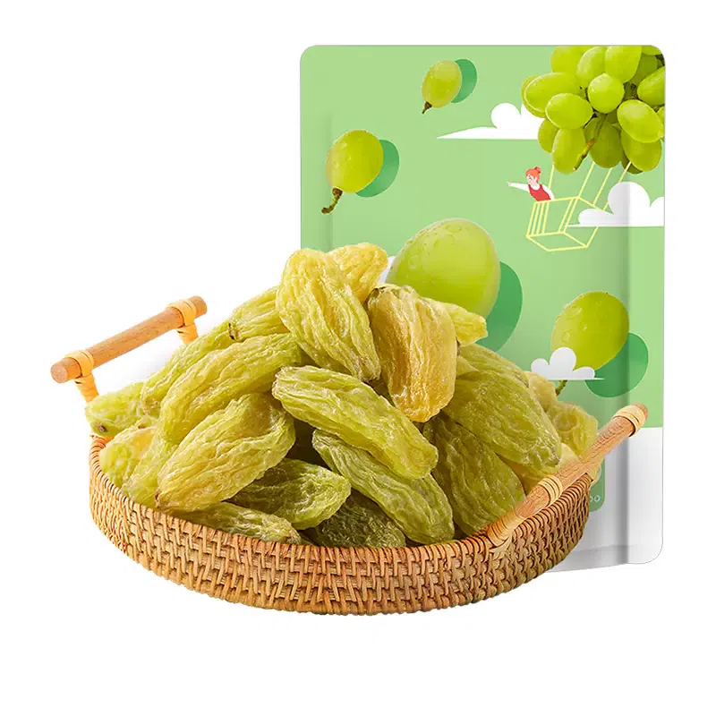 Huaweiheng raisin raisin snacks Super-grade washless seedless green raisins 208g 208 g