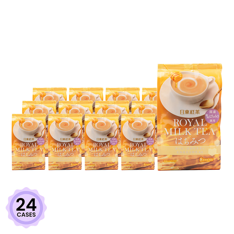 Nitto Royal Milk Tea Honey Flavor 0.47 oz*8 pack*24 case