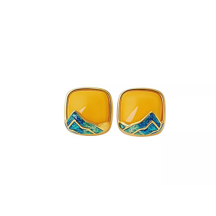 Honey Wax Earrings Small Sugar Earrings 12*11.6mm 1 box