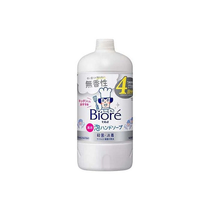 KAO Biore U Foaming Hand Soap Unscented Refill 770 ml