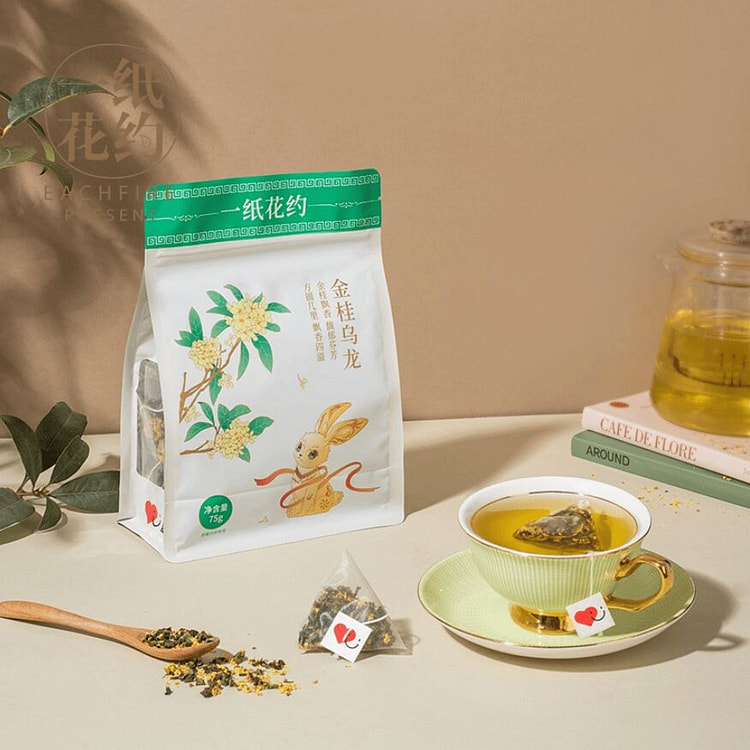 75 grams of osmanthus oolong tea per paper flower 75 g
