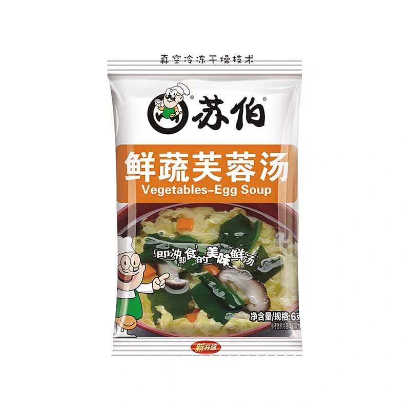 Subo Vegetable Egg Drop Instant Soup 6g 1 pack