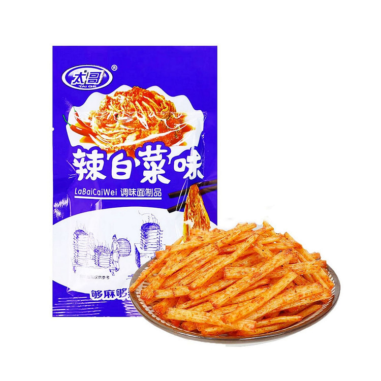 【美国直邮】太哥 辣条调味面制品（辣白菜味） (min 9)