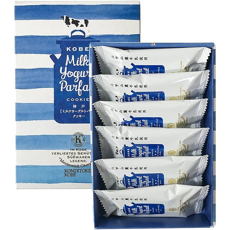 KONDITOREI  神户 牛奶酸奶饼干 6个装 1 份