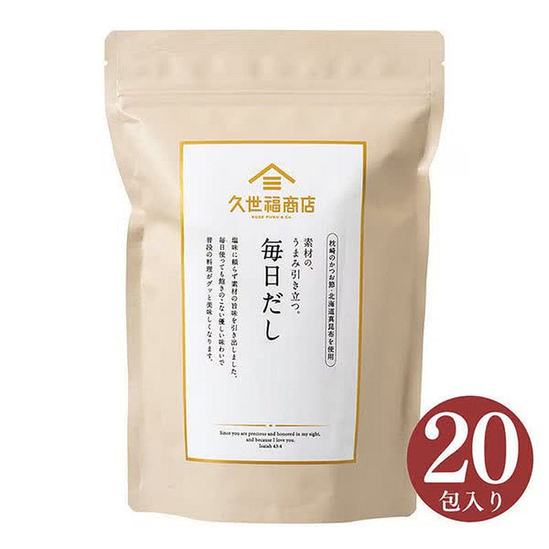 Kuze Fuku Shoten Mainichi Dashi 140g (20 packets) 1 each