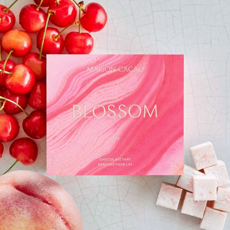 MAISON CACAO Sôcôla tươi Đào Cherry 16 viên