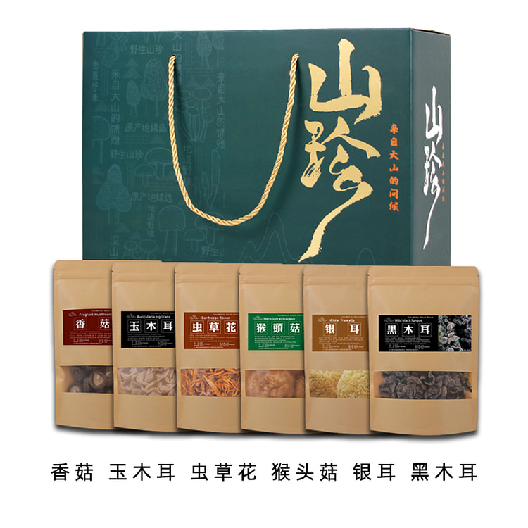 长白山珍大礼包中秋礼盒 600g*1盒