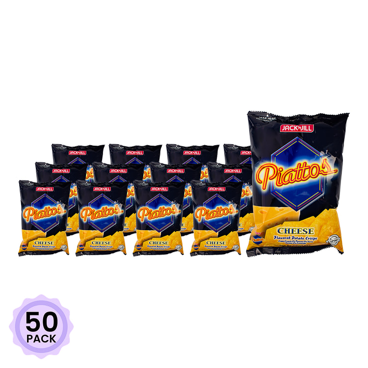 JACK 'N JIL 치즈맛 PIATTOS 감자칩 85 그램*50 팩